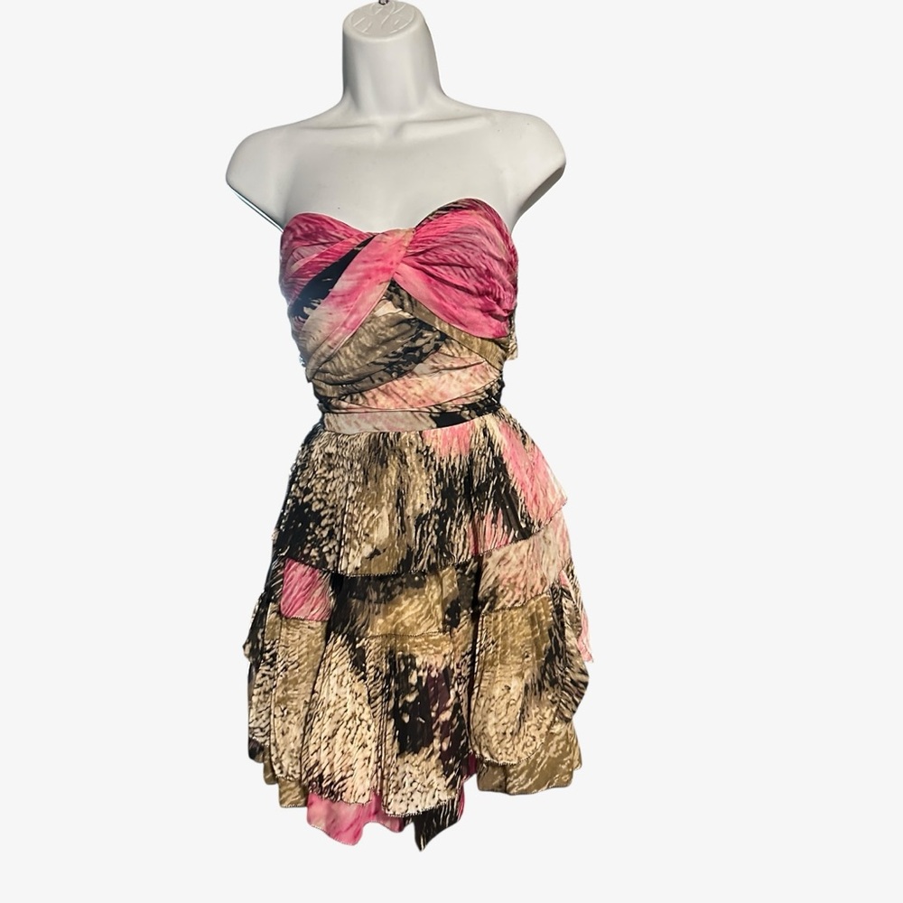 Dianne Von Furstenberg Brighton Pleated Mini Dress